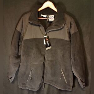 DSCP by Peckham Polartec Classic 100 Full Zip Fleece Jacket Black Men's Large